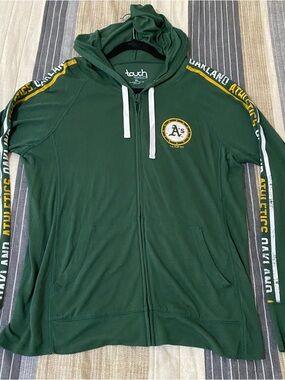 Touch Women’s Oakland Athletics Green Full-Zip Hoodie